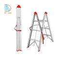 Lightweight Folding Free Standing A type Ladder, fold up stairs, small space foldable ladders